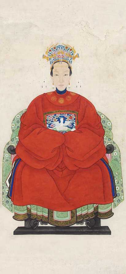 佚名 诰命夫人 立轴
